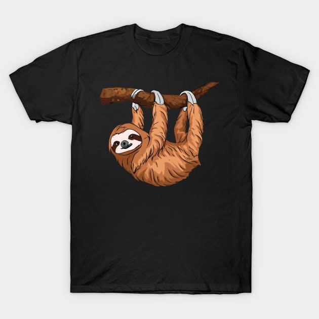 Lazy Sloth T-Shirt by N1L3SH